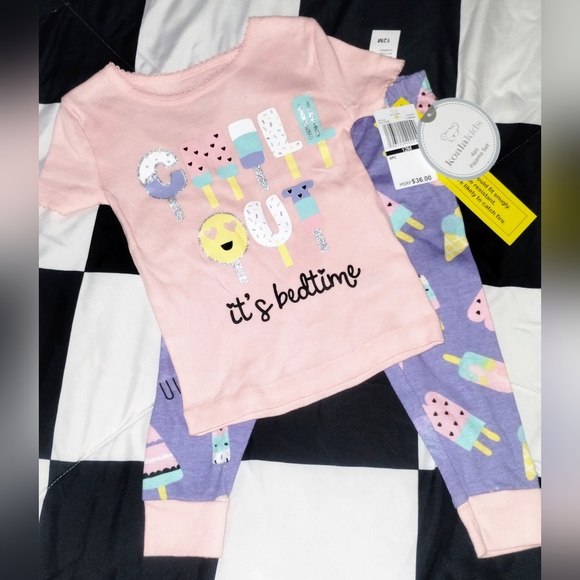 NWT 3p Koala Kids Pajama set. Infant Girls Size 12M - Picture 6 of 10